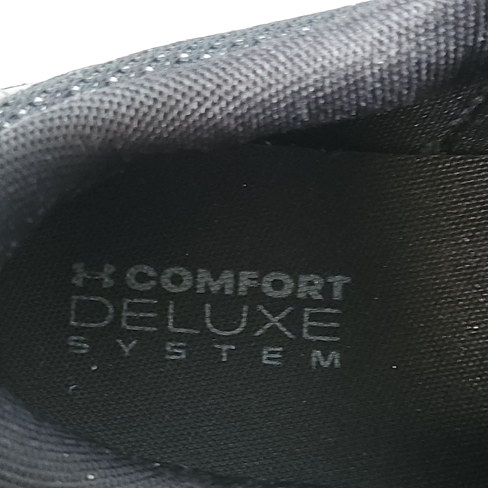 Under Armour Comfort Deluxe Sneakers Mens 9 Black Mesh Lace-Up Athletic Shoes - Picture 6 of 10